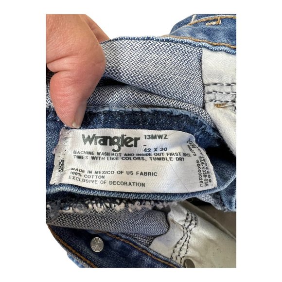 1980s Wrangler Jeans with Suspender Buttons - Picture 7 of 8